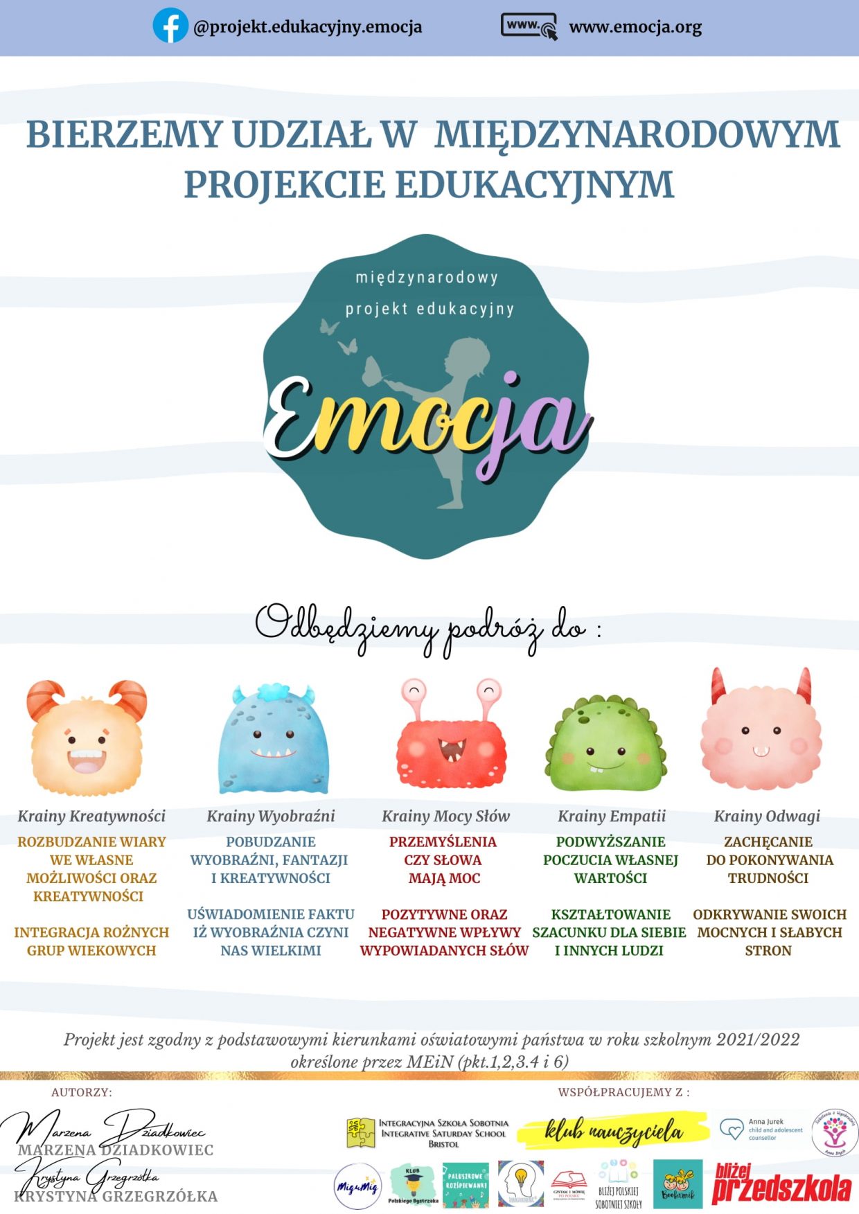 Międzynarodowy projekt edukacyjny „EMOCJA”